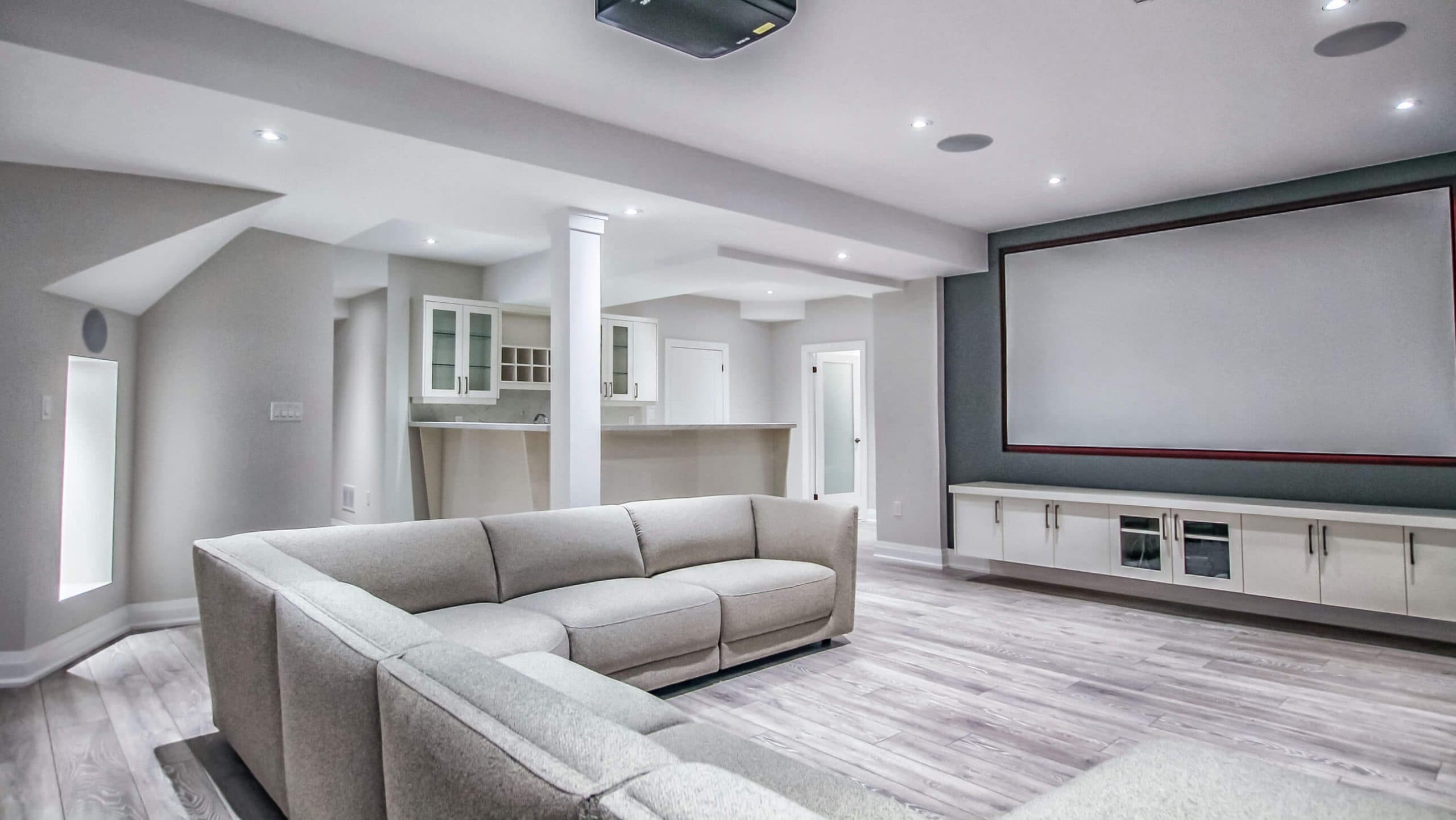 After renovation - modernized interior by Truemark Projects